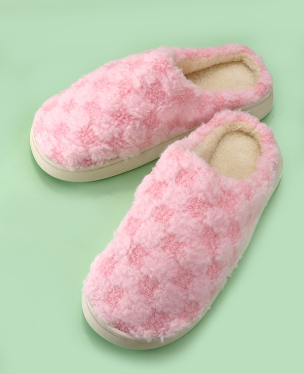 All the Warm Fuzzies Slippers - PINK